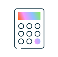 Ilustración de calculadora energética
