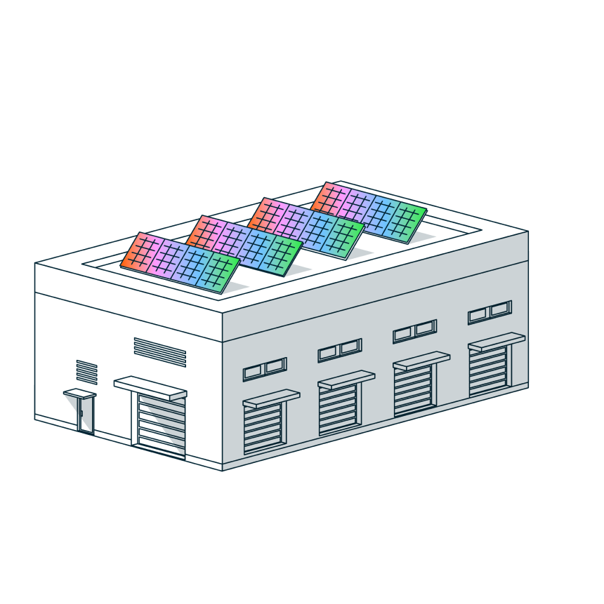 Imagen de fábrica 2 con energía renovable