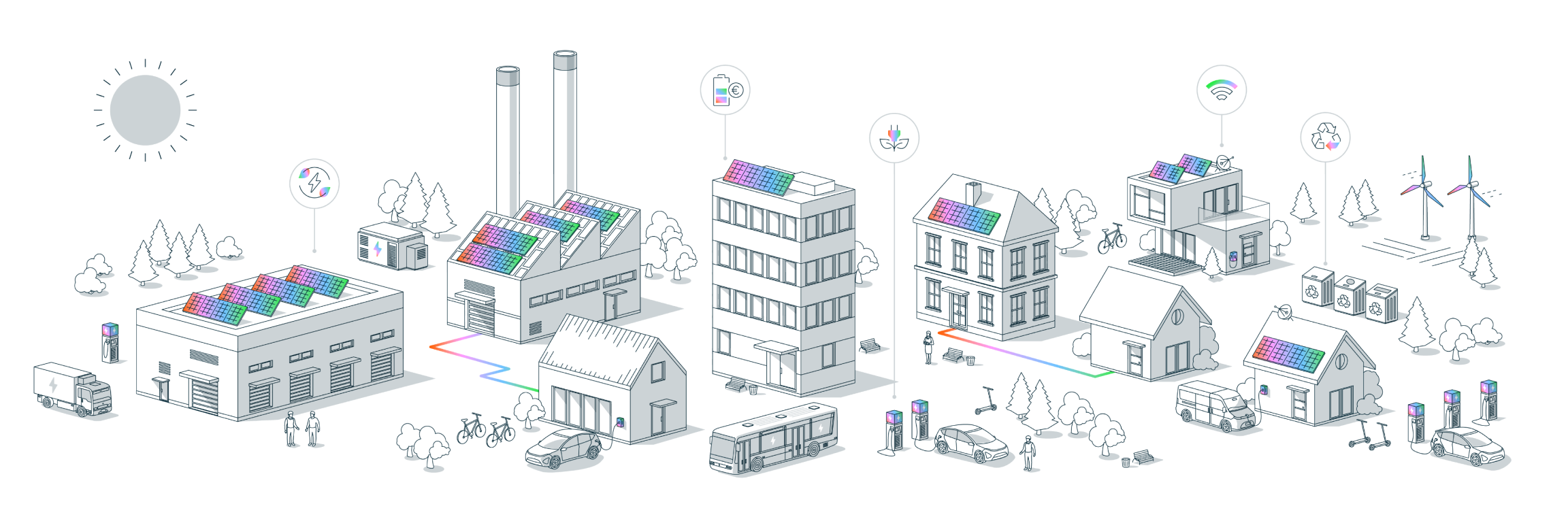 Ilustración de edificio, opción 'comunidad de propietarios'